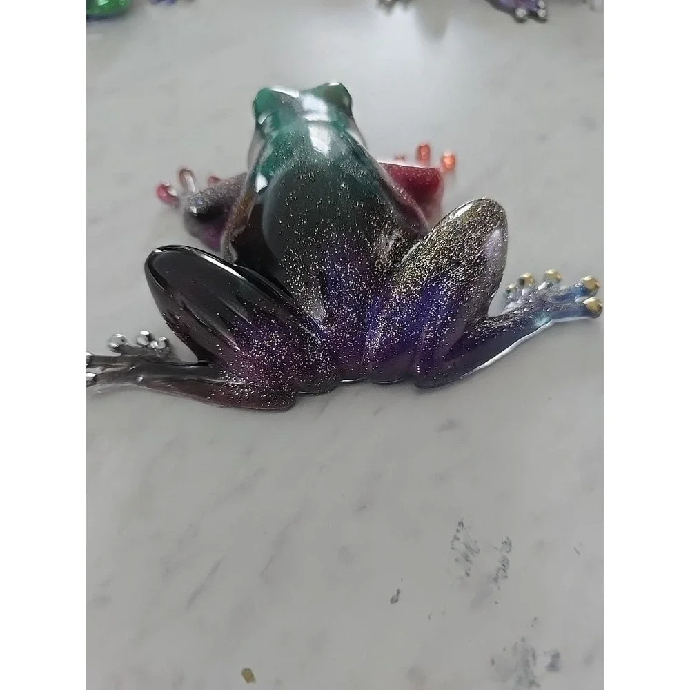 Handmade Resin Frog Home Decor Figure Gift Decoration‎ Paperweight  715
